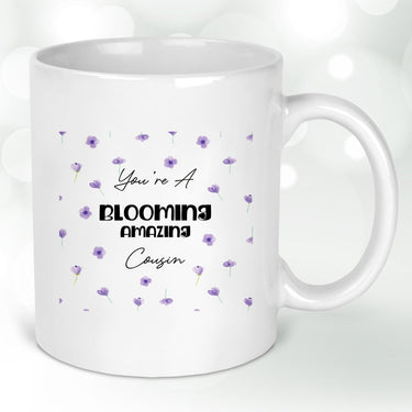 Cousin's Birthday Celebration Mug - Blooming Amazing Design - Thoughtful Keepsake - DENMARY